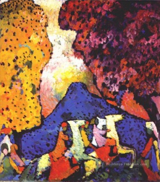 Wassily Kandinsky œuvres - Blue Montagne Wassily Kandinsky